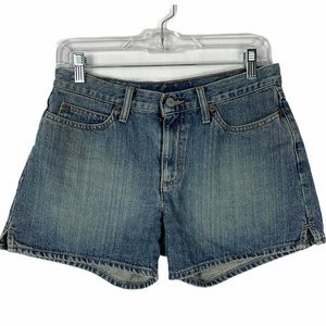 Gap Denim Shorts Y2K '02 Medium Wash Mid-Rise 4